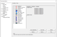 Recording Options Correlation Rules